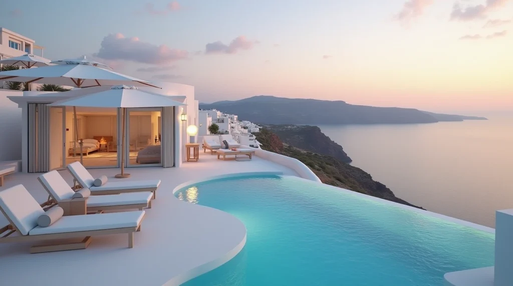 top hotels in santorini